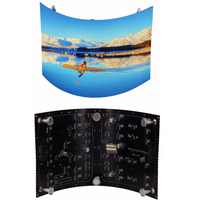 Светодиодный модуль ASLLED P4 256*128 мм, полноцветный, SMD2121, яркость 2500 кд, для внутреннего использования, мягкий изогнутый гибкий дисплей, гарантия 3 года