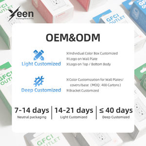 Wettbewerbsfähiger Preis Selbsttest-<span class=keywords><strong>GFCI</strong></span>-Steckdose Ohne TR Wohnbereich 20A 125V Doppel-<span class=keywords><strong>GFCI</strong></span> Mit LED-Anzeigen-Funktion für USA Kanada - Product Image 3