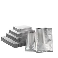 Sachet Doypack Personnalisé avec Logo Imprimé, Scellé sur Trois Côtés, en Feuille d'Argent, Jetable, Thermoscellable, Anti-Humidité, Stratifié, avec Fermeture Ziplock
