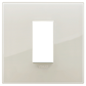 Vimar Classic 1M Reflex Ivory Wall <b>Switch</b> <b>Plate</b> 9x9cm - Product Image 1