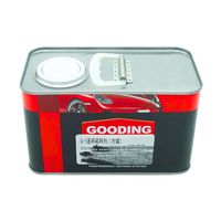 YATU GOODING GD-400 2K MS Vernis transparent automobile haute brillance séchage rapide résistant aux UV, vernis de finition premium pour atelier de carrosserie