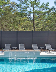 <span class=keywords><strong>180x180</strong></span> Ensemble de clôture de poteau de panneau de jardin en plastique WPC de norme européenne pour une utilisation en extérieur <span class=keywords><strong>Panneaux</strong></span> de clôture WPC 6x6 pieds - Product Image 2