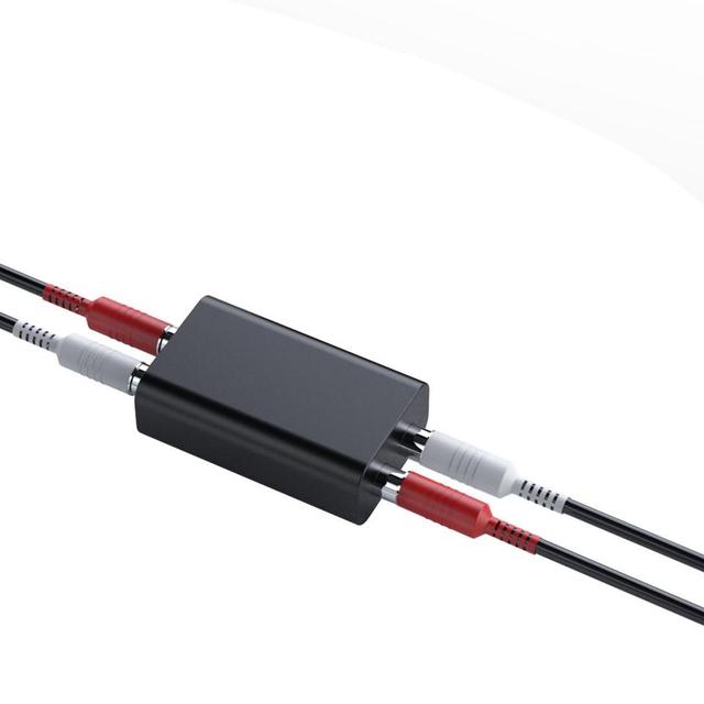 Ground Loop Noise Isolator Denoiser RCA Connection AUX for Audio Stereo Made in Mainland China