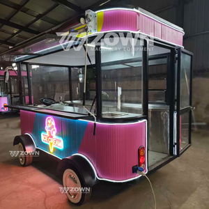 Chariot alimentaire électrique ZOWN à grande capacité avec réservoir d'eau, cloison amovible, kiosque de restauration mobile pour la vente de plusieurs catégories alimentaires - Product Image 3