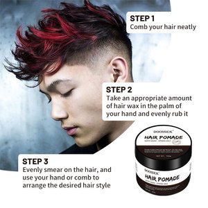 โพเมดจัดแต่งทรงผมแบบคลื่น 360 สไตล์ ดีไซน์ใหม่ ครีมจัดแต่งทรงผมสีดำสำหรับผู้ชาย ขายส่งแว็กซ์จัดแต่งทรงผมยอดนิยม - Product Image 5