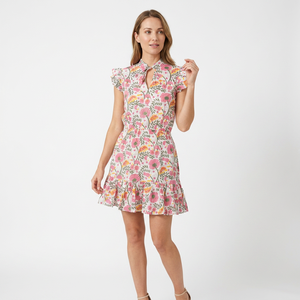 Blusa Larga de Verano para Mujer, Estampado Floral, Estilo Boho, Cintura Natural, Casual, para Damas de Honor, Sexy - Product Image 1