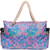 Grand sac de plage imperméable et anti-sable avec fermeture éclair, sac de piscine