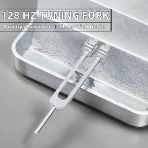 ส้อมเสียงแบบถ่วงน้ำหนัก C 128 Hz ทำจากอะลูมิเนียม คุณภาพสูง เกรดทางการแพทย์ คลาส I ใช้งานด้วยมือ ได้รับการรับรองมาตรฐาน CE ใช้ซ้ำได้ เป็นเครื่องดนตรีเสียง - Product Image 2