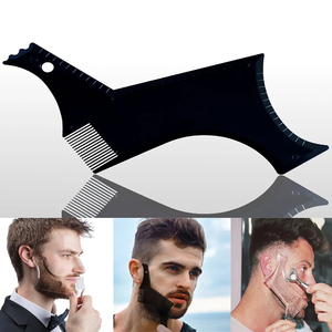 Comb Men <b>Beard</b> Template StylingTool Double Sided <b>Beard</b> Shaping Comb Beauty Tool Shaving Hair Removal Razor Tool for Men - Product Image 5