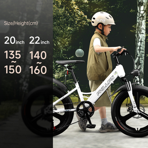 Bicicleta para niños de 20/22 pulgadas, bicicleta de 7 velocidades para niños, niñas, estudiantes, ciclo para niños de 10 a 14 años, bicicleta de montaña - Product Image 4