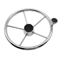 Accessoires marins de volant de bateau de volant d'acier inoxydable de puissance marine directe d'usine