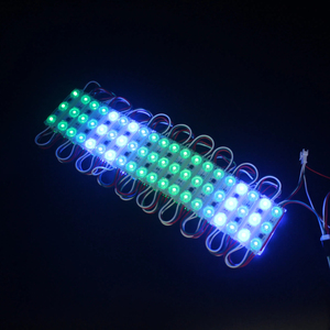 3 лампы 2835 RGB Светодиодный модуль с красочными линзами 7015 литья под давлением IP68 0,72 Вт мощность Рекламный Канал Письмо - Product Image 6