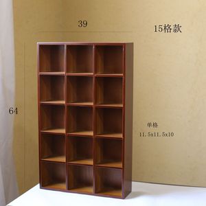 Bamboo multi-compartment Zen-inspired home decor item, tea <b>rack</b>, storage <b>rack</b>, antique display <b>shelf</b>, tea caddy, tea set <b>rack</b> - Product Image 2