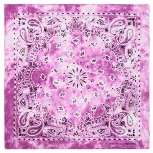 All'ingrosso 100% cotone multicolore Hip-Hop fasce Street Dance Tie-Dye fazzoletti di girasole e anacardi quadrati sciarpa bandane - Product Image 5