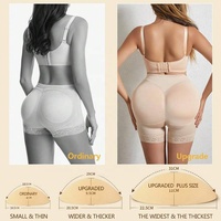 Damen größere Po-Verstärker Butt Lifter gepolsterte Hosen Spitzenformkleidung Hüften-Po-Verstärker Fesse Push-Up-Hosen