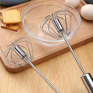 Semi-<b>automatic</b> Egg BeaterStainless Steel Whisk Semi-<b>automatic</b> Mixer Self Turning <b>Stirrer</b> Egg Beater - Product Image 2