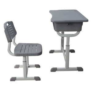 Muebles Escolares Comerciales, Cómodos y Duraderos, Escritorio y Silla <span class=keywords><strong>de</strong></span> Estudio para Estudiantes, para Aulas Educativas, con Estructura <span class=keywords><strong>de</strong></span> Acero - Product Image 3