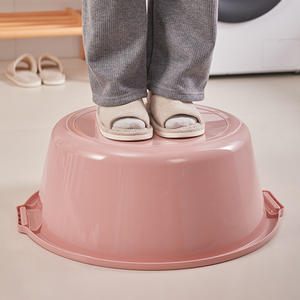 Baignoire en plastique extra large à double <span class=keywords><strong>oreille</strong></span> au design de dessin animé Baignoire à linge extra large épaissie pour lavabos de bain pour enfants - Product Image 4