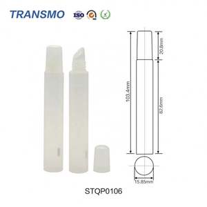 Squeeze Cute <b>Lip</b> <b>Gloss</b> <b>Lip</b> Balm Tube Custom Made Flat <b>Lip</b> <b>Gloss</b> Tube Lipgloss 10ml Squeeze Tubes Lipgloss - Product Image 2