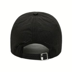 Casquette de baseball en maille respirante avec logo brodé sur le panneau avant, fermeture réglable avec autocollant magique, unisexe, adulte, décontractée, printemps-été - Product Image 6