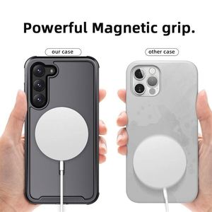 เคสป้องกันโทรศัพท์แม่เหล็กกันกระแทกสำหรับ Samsung Galaxy S23P TPU PC สุดหรูสำหรับ Samsung Galaxy S23 - Product Image 6