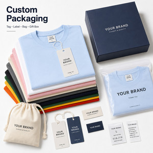 Camiseta de Hombre Personalizada con Logotipo, 220 g/m², 100% Algodón, Corte Holgado, Estilo Urbano, Tallas M-4XL, Color Azul Cielo, Venta al Por Mayor - Product Image 5