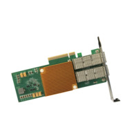 Carte Lan QSFP fibre optique PCI-E X8 40Gbps 2 ports avec adaptateur Ethernet à puce Intel X710