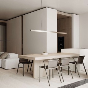 Mobili per la casa moderna integrata estensibile durevole cucina in <span class=keywords><strong>legno</strong></span> bancone bancone isole <span class=keywords><strong>tavolo</strong></span> con armadio di stoccaggio - Product Image 6