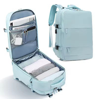 Sac de voyage imperméable pour ordinateur portable, sac à dos pour compagnie aérienne, taille limitée, bagage à main, bagage à roulettes, 40*25*20 cm