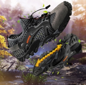 Baskets décontractées légères unisexes Chaussures d'eau d'extérieur pour hommes et femmes pour River Trekking Beach Wading Barefoot Feature Lycra - Product Image 2