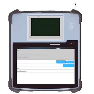 Tablette d'inscription EES en polycarbonate avec lecteur biométrique multimodal d'empreintes digitales et d'<span class=keywords><strong>iris</strong></span>, stylo de signature pour les élections MOSIP - Product Image 5