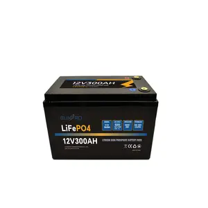 12v300ah Pin lưu trữ năng lượng kín LiFePO4 chu kỳ sâu thay thế pin axit chì pin Lithium ion để lưu trữ năng lượng gia đình