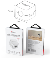 Yesido deux couleurs scénarios d'utilisation multiple forte adhérence le diamètre de 0-7.5mm organisateur de fil de câble