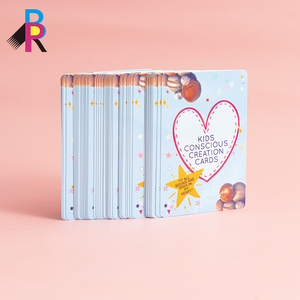 Precio de fábrica personalizado impreso <span class=keywords><strong>Mindfulness</strong></span> Card Deck tarjetas de juego para <span class=keywords><strong>niños</strong></span> en caja hecha de cartón Offset Paper Duplex Board - Product Image 3