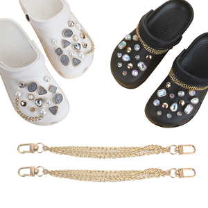 2024 nouveau bricolage strass chaussure fleur décoration accessoires chaussure fleur boucle détachable Crocodile breloque ensemble - Product Image 4