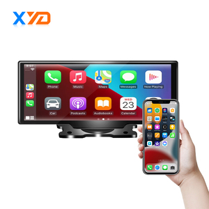Kamera Dasbor Mobil, Layar Sentuh Kapasitif 10.26 Inci Max 128GB Navigasi GPS 1080P Perekam Video Kamera Ganda - Product Image 2
