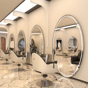 Espejo de Pared con Luz LED para Salón de Belleza y Peluquería, Espejo de Corte de Pelo - Product Image 3