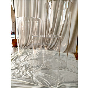 Furun ชุดแท่นวางเค้กทรงกลมทำจากอะคริลิคสำหรับตกแต่งงานแต่งงาน - Product Image 3