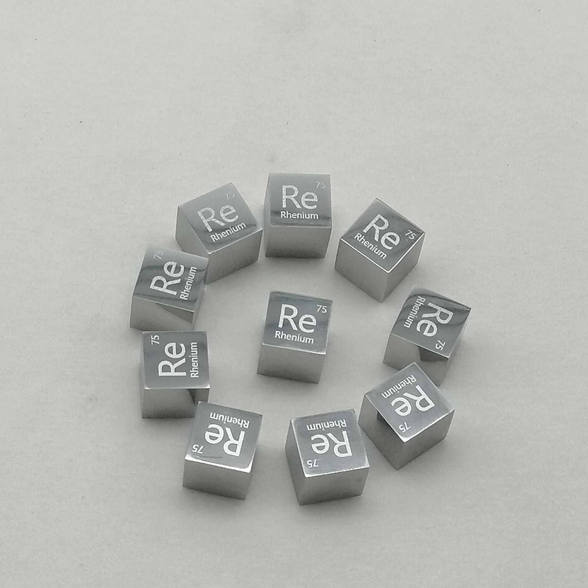COYOUCO Cube en tungstène Cube de densité métallique Cube d'éléments à