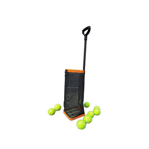 Recogedor de Pelotas de Tenis de Mesa/Pádel Portátil con Apertura y Cierre Automático, Retráctil, de Acero, para Entrenamiento - Product Image 1