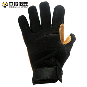 ถุงมือยุทธวิธีกลางแจ้งแบบเต็มนิ้วหนังกันลื่นสำหรับผู้ชายปีนเขาตั้งแคมป์ - Product Image 4