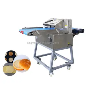 Topkwaliteit 110V 220V Automatische Elektrische Hamburger Snijmachine Broodsnijmachine Burger Bun Snijmachine Met Ce