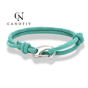 OEM卸売ステンレス鋼チャーム女性用ファッションブレスレット男性ミラノロープブレスレット女性用ジュエリー - Product Image 3