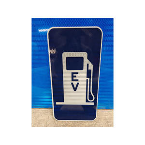 Panneau en aluminium Panneau routier rectangulaire réfléchissant personnalisé pour station-service Sécurité Triangle Type solaire Matériau métallique - Product Image 6