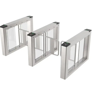 Bảo mật cao sinh trắc học tích hợp khuôn mặt/RFID/QR/mã vạch/Vân tay kiểm soát truy cập thông minh dual-cửa Swing rào cản turnstile - Product Image 6