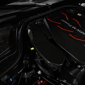 ฝาครอบ ECU สำหรับ BMW G90 M5 ทำจากคาร์บอนไฟเบอร์แห้ง สำหรับตกแต่งช่องเครื่องยนต์  ฝาครอบรีเลย์และแบตเตอรี่ แผ่นป้องกัน - Product Image 6