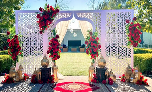 Arches en métal découpées au laser pour décoration d'événements de mariage, style contemporain, couleur et taille personnalisées, légères, fabriquées aux États-Unis - Product Image 5