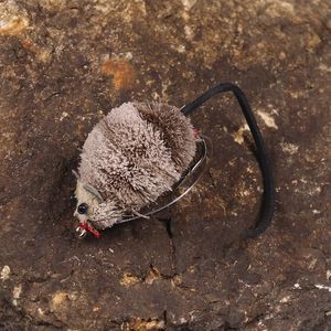 Mouse Deerhair แมลงปลอมขนาด2/0,เหยื่อปลอมสำหรับตกปลาผิวน้ำปลาที่มีปีกกว้างและหอกเหยื่อปลอม - Product Image 5