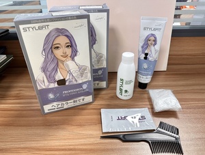 Tinta per Capelli <span class=keywords><strong>Permanente</strong></span> 2026, Colorazione Rapida <span class=keywords><strong>Senza</strong></span> <span class=keywords><strong>Ammoniaca</strong></span>, Alta Qualità 100ml+100ml, Tinta per Capelli al Profumo di Mela - Product Image 4