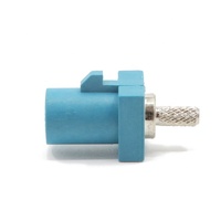 Conector Macho Recto HONGBO Fakra Tipo Z SMB con Certificación ISO9001 para Video de Auto, TV, Radio, Cámara, Cable Coaxial RG1.13 RG1.37